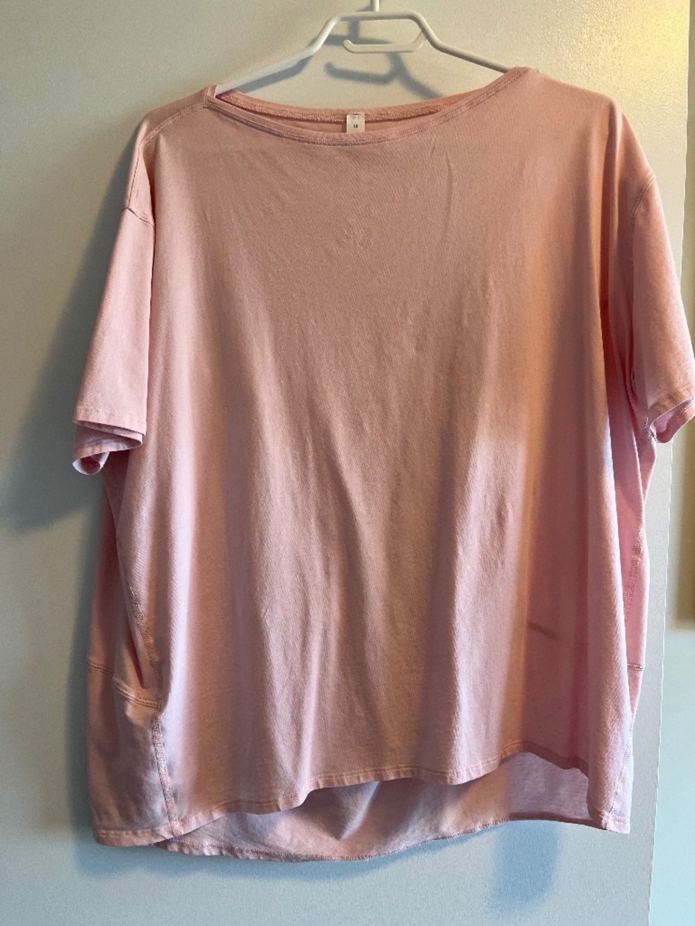 Lululemon Back in Action Short Sleeve Tee - Lavender Dew - Size 10